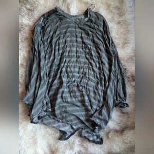 Grunge Plaid Maxi Skirt